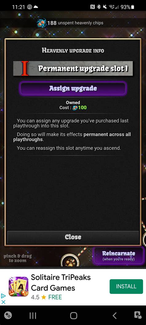 Permanent upgrade slots guide .